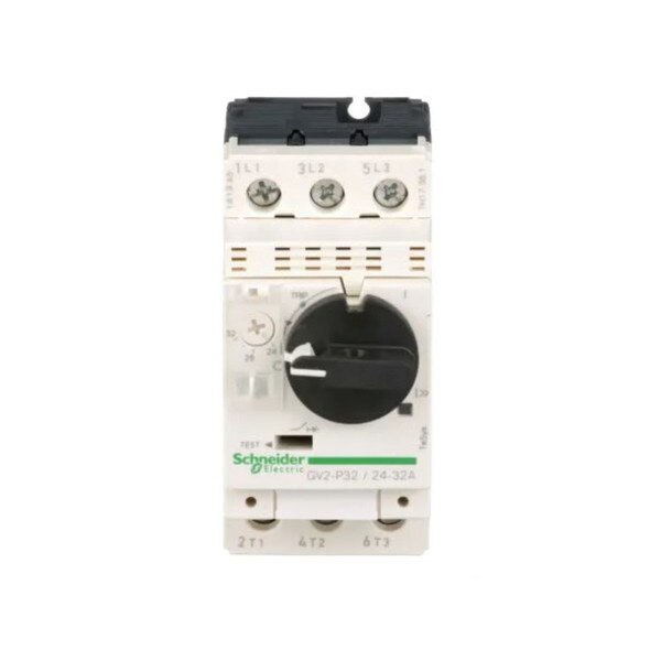 Front view of manual motor starter